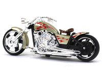 American Chopper brown 1:18 Motormax diecast scale model bike.