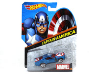 Captain America 1:64 Hotwheels diecast Scale Model car.