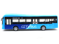 City bus blue Bburago 19cm diecast Scale Bus.