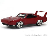 Dom's 1969 Dodge Charger Daytona Fast & Furious 1:32 Jada diecast Scale Model Car.