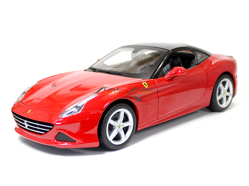 Ferrari California T Burgundy Closed Top 1/24 Diecast Model Car by Bburago  