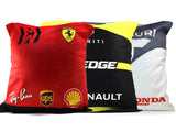 Ferrari Renault Alpha Tauri Pillow set of 3.