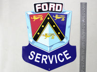 Ford Service Tin plate collectible signboard.