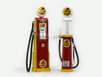 Gilmore Gasoline Service Gas Pump set 1:18 Road Signature Yatming diecast model.