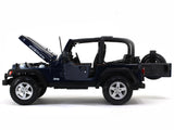 Jeep Wrangler Rubicon open top 1:18 Maisto diecast scale model car.
