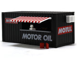 Motul Oil container diorama miniature scale model.