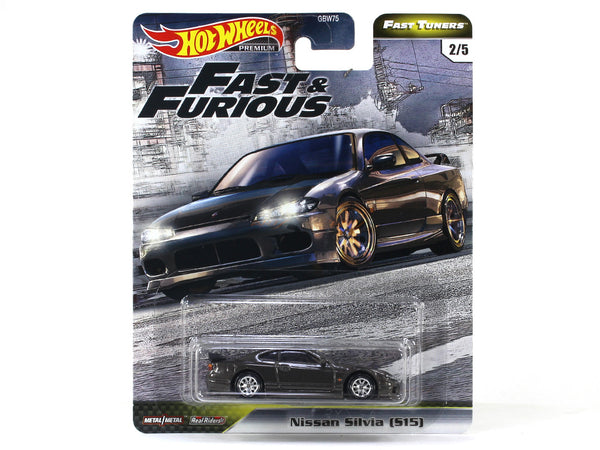 Nissan Silvia S15 Fast & Furious 1:64 Hotwheels premium collectible.
