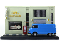 Opel Garage Diorama 1:43 diecast Scale Model.