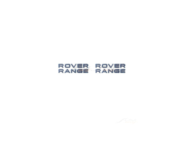 Printable Land Rover Script Range Rover letters chrome 1:18 Scale Arts In | Scale Arts India