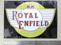 Royal Enfield Tin plate collectible signboard.