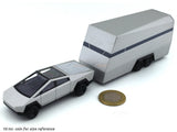 Tesla Cybertruck with trailer 1:64 XCarToys diecast scale miniature car